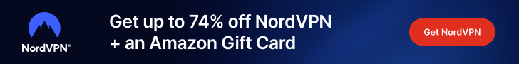 Get up to 74% off NordVPN + an Amazon Gift Card